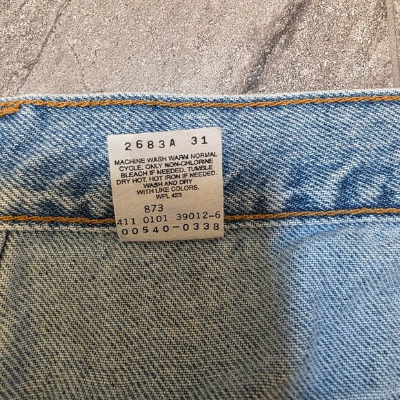 Vintage Levi's 540 Brown Tab Relaxed Fit Jeans Wrinkle Free USA Made Sz 40/32 - Picture 9 of 13